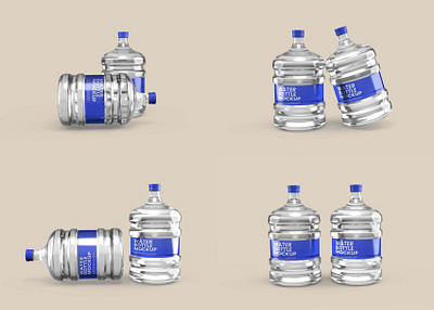 Water Gallon Mockup psd mockup