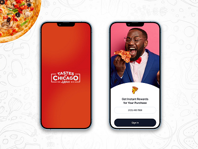 Tastes of Chicago application branding food foodapp mobileapp productdesign ui uiux userexperiencedesign ux