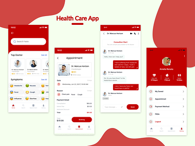 Health Care App animation graphic design ui