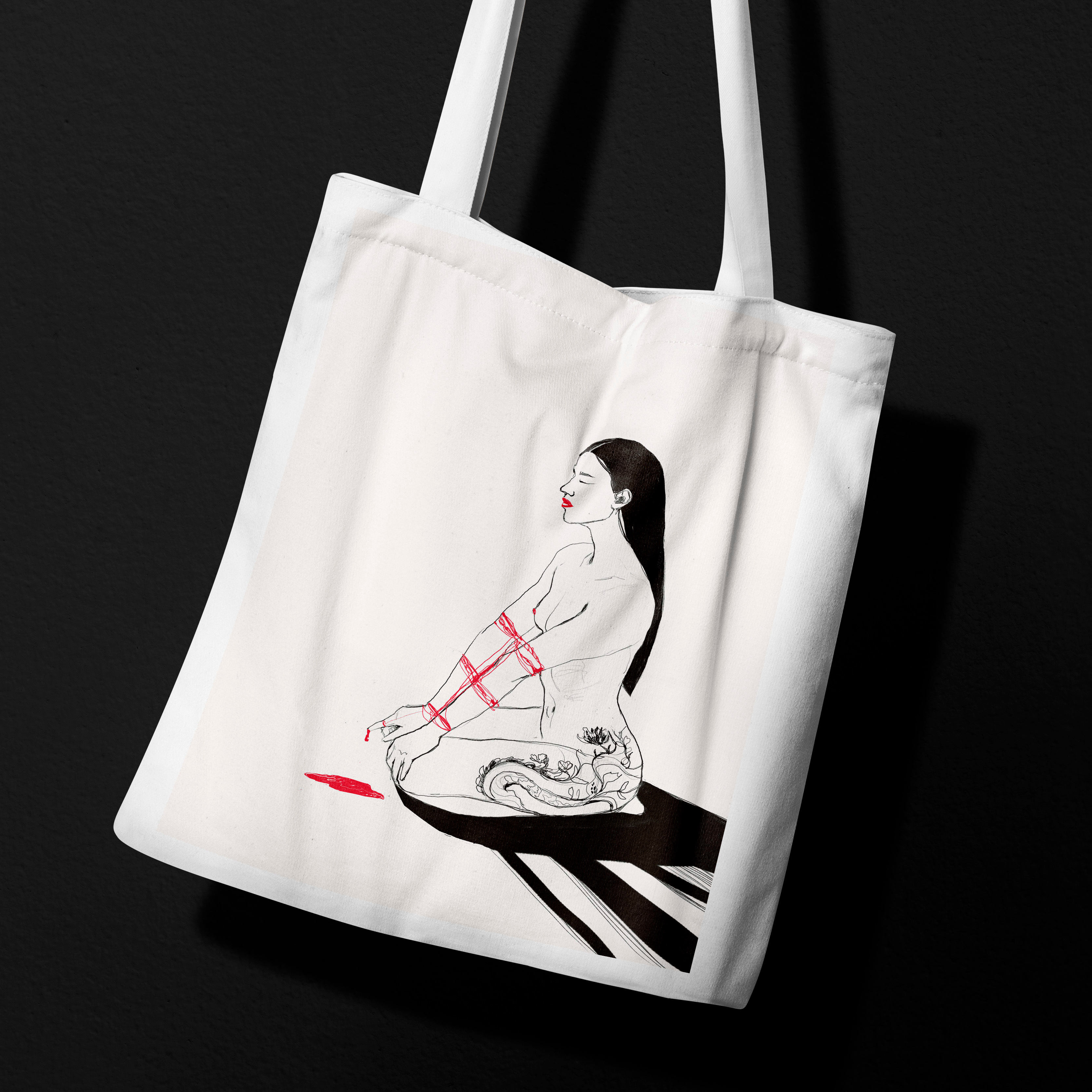 Иллюстрация "Шибари" book design graphic design ill illustration illustrator