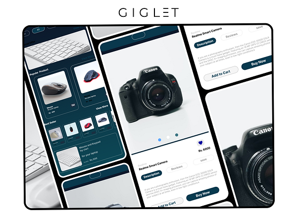 Mobile Ui Mockup Design by Mahima Srivastava on Dribbble