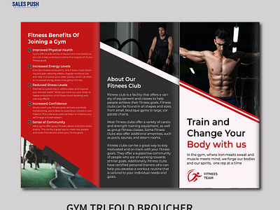 GYM TRI FOLD BROUCHER DESIGN car wrap designs fitnees broucher flyer designs graphic graphic design graphic designer graphic designers gym broucher gym broucher designs gym brouchers gym tri fold broucher logo logo designs post card postcard design postcards tri fold tri fold broucher design