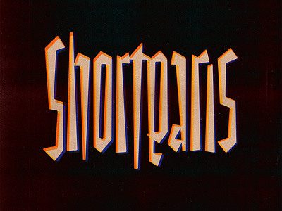 Shortparis lettering logo shortparis