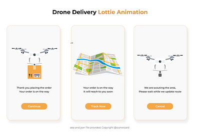Drone Delivery Lottie Animation for Apps & Website animation design directions drone drone camera drone delivery animation drone ecommerce drone gps drone map delivery drone navigation drone shopping drone survelliance drone videography illustration lottie animation maps motion graphics quadcopter ui ux