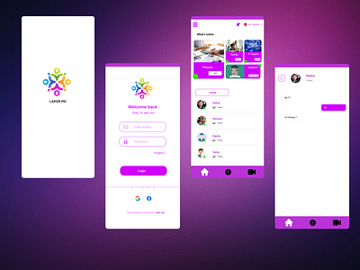 Chat Design page branding ui