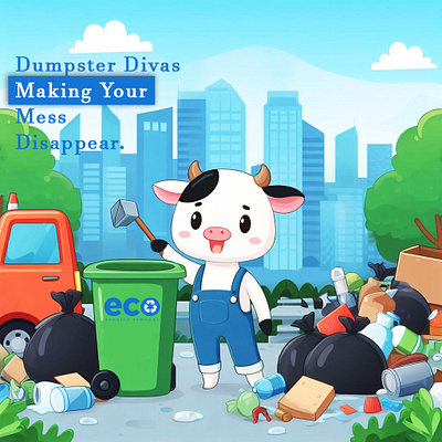 Rubbish Removal Awareness 5 graphic design photoshop