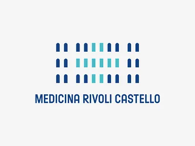 Medicina Rivoli Castello — Medical Office brand design branding castel castello di rivoli cross design illustration logo logo design logotype medical medicine symbol vector windows