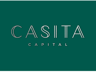 Casita logo brandmark c logo capital capital logo casita double line green growth logo silver thick thin typographic logo typography wealth wealth logo word mark