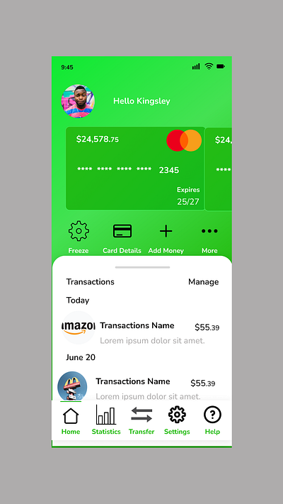 Bank Mobile App Design app design graphic design ui ux