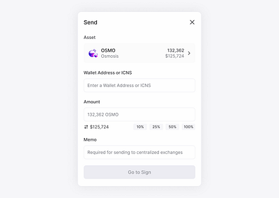 Send Modal crypto modal send ui web3