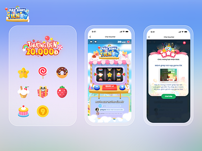 Lucky Spin branding casual game game mobile gamification graphic design motion graphics ui