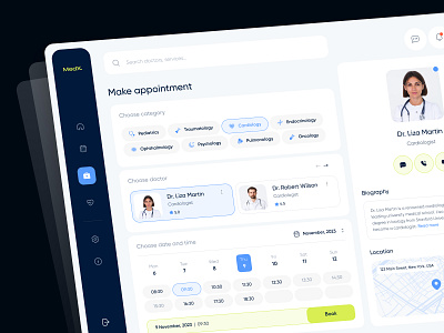 Doctor Appointment Booking Flow appointment booking booking flow clean concept doctor health healthcare medicine patient ui uiux ux webdesign website