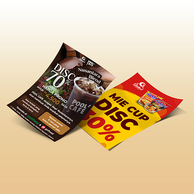 Flyer Promo on Swimming Pool GAC ads branding coffe design discount flyer graphic design leaflet logo miecup noodle pamflet pool promo super
