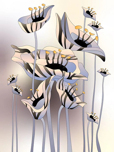 flora 2 graphic design illustration