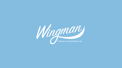 Wingman Logo adobe blue brand brand guidelines branding conceptual design graphic design icon illustrator logo logo design mark product design vector visid visual id viz id vizid wing