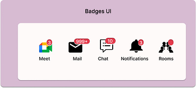 #DailyUI, Day 84, Badges UI badges ui