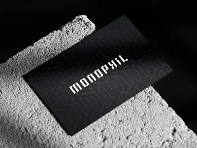 Monophil Logotype architect architecture black white black and white building business cards construction minimal minimal logo minimal logotype minimal stationery monochrome photographer photographer logo photography