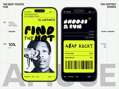Ticket App android animation app interaction branding dashboard design desire agency ecommerce events graphic design illustration ios logo mobile app motion motion graphics music ticket ui