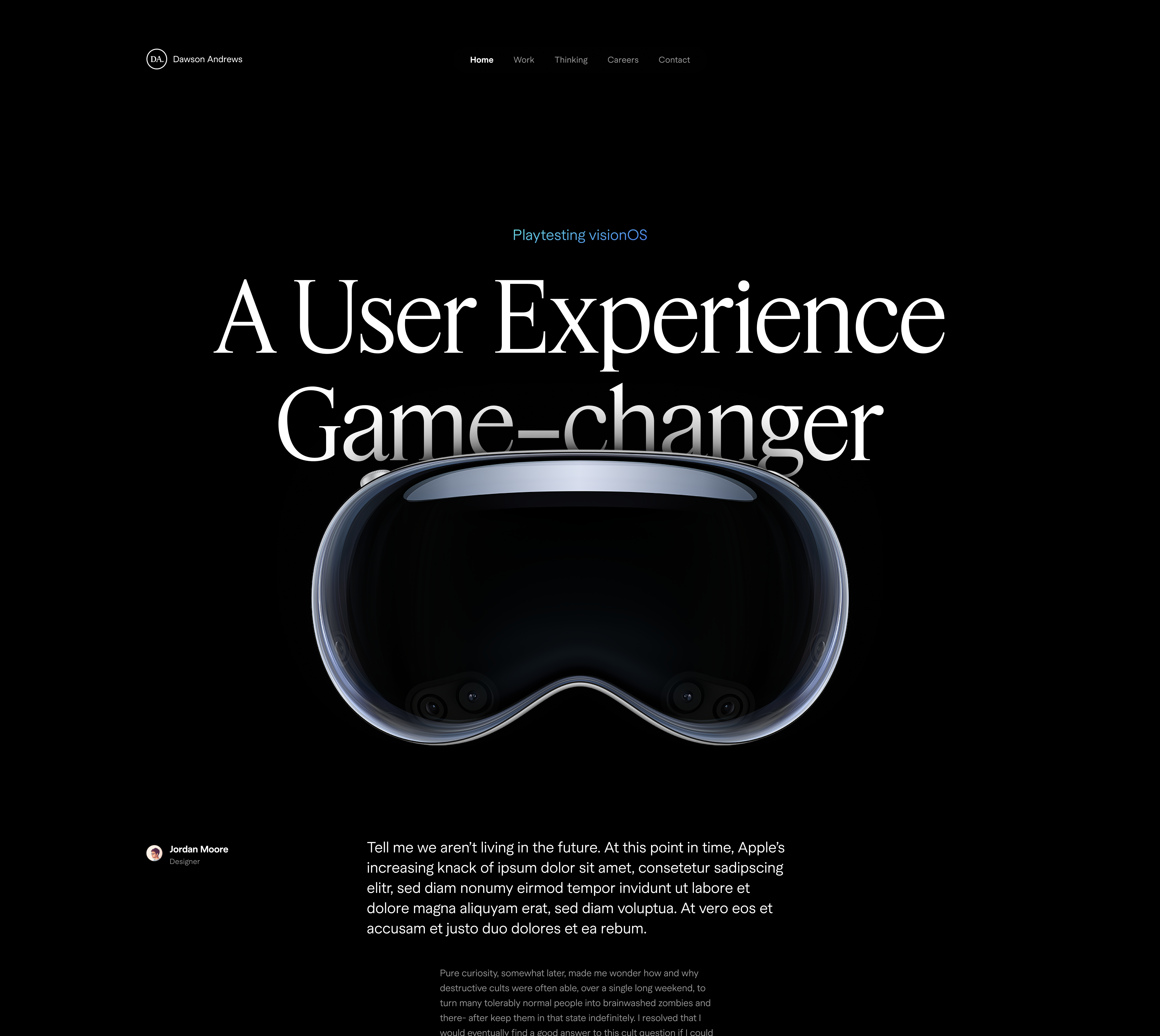 Editorial Article Header article branding header typography ui