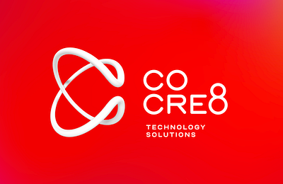 CoCre8 Brandmark 3d 3d brandmark 3d c 3d icon 3d infinity 3d logo c logo create logo infinite c infinity infinity logo red technology brand technology logo