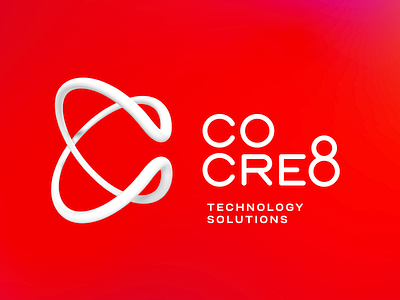 CoCre8 Brandmark 3d 3d brandmark 3d c 3d icon 3d infinity 3d logo c logo create logo infinite c infinity infinity logo red technology brand technology logo