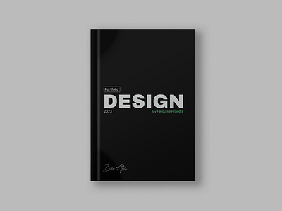 Portfolio book book branding colors design figma graphic design logo personal brand portfolio typography ui