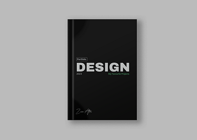 Portfolio book book branding colors design figma graphic design logo personal brand portfolio typography ui