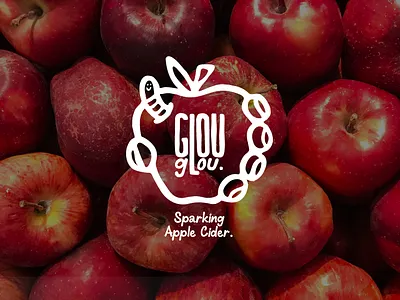 GLOUGLOU CIDER beverage design branding drink drink design drink logo graphic design logo logo design