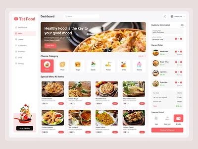 Restaurant Dashboard POS System clean dashboard dashboard design food hoter management dashboard menu online order point of sales pos pos design pos system pos system dashboard restaurant restaurant pos dashboard statistics ui ui design uiux design uxui