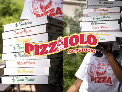 PIZZAIOLO & CPSTUDIO 2d illustration branding drawing illustration instagram logo design pizza pizza illustration post social media social media post