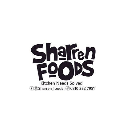 Sharren Foods Logo Design branding graphic design logo
