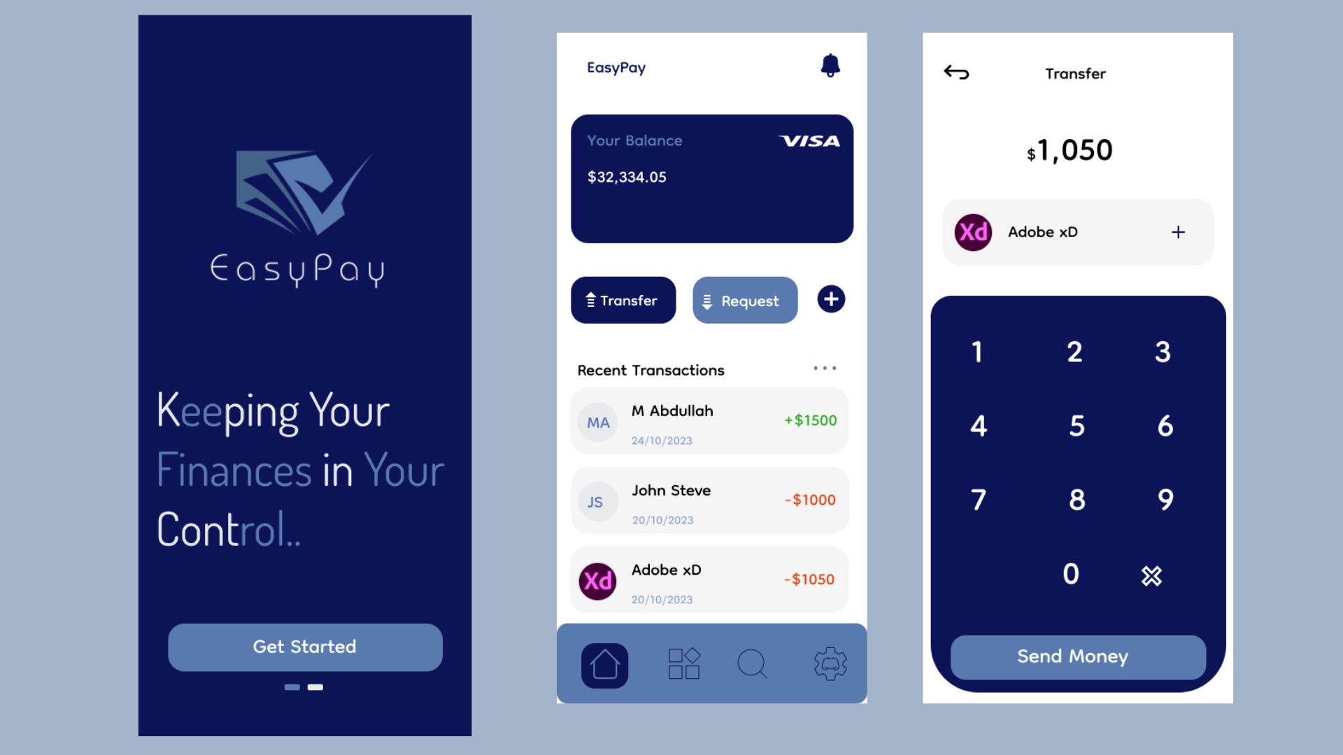 EasyPay Digital Finance App by Ayman Amjad on Dribbble