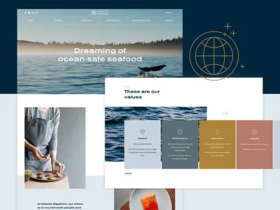 Atlantic Sapphire – Website for innovative fish farming company about us articles blocks blog blog listing carousel design fish fish farming ocean responsive web design responsive website seafood tiles ui user experience ux values web web design