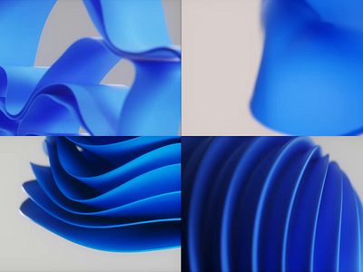 Azure. 3d 3d art 3d motion animation azure blue branding c4d cinema 4d cloth fluid logo microsoft motion design motion graphics octane render sea water windows 11