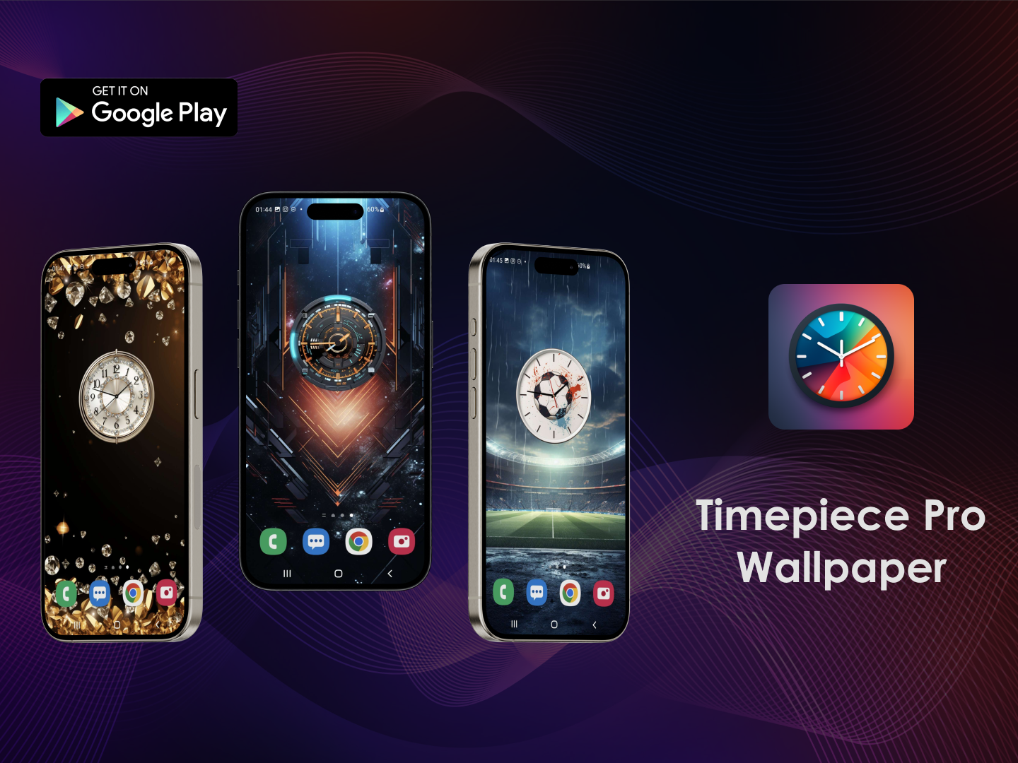 Timepiece Pro Wallpaper - Phone Personalizing App by Hoàng Nguyễn on Dribbble