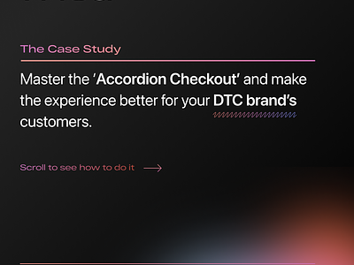 The Case Study - Accordion Checkout brand checkout checkout steps checkout ui d2c dtc dtc brand ecom ecom store ecommerce shopify ux case study vrisa