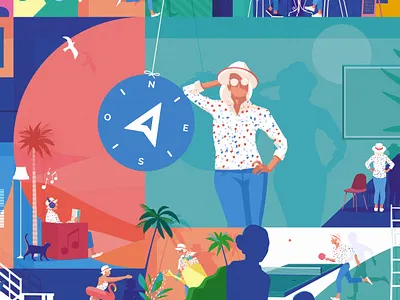 The care pathway alzheimer artwork care digital illustration digitalart illustration illustrator pop art