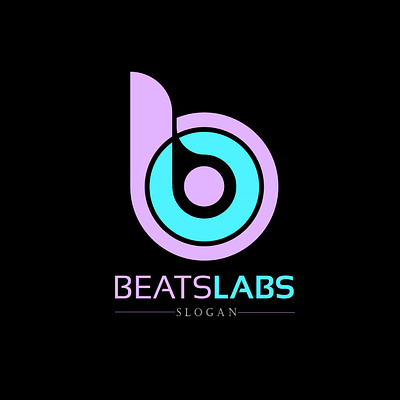 This is a Logo Beatslabs. 3d animation branding graphic design logo