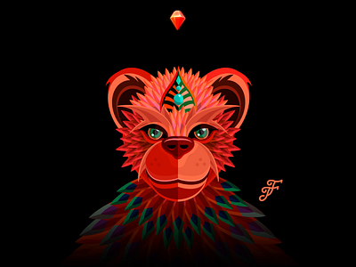 Fortunes Of Treasure - ( Dante ) ( Keepers of the Dream Realm ) abstract adobe after effects animation bear branding bruins dante design fortunes fortunes of treasures icon illustration logo motion motion graphics pattern third eye treasures vector
