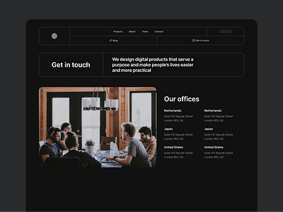 Contact page — Clonify clean contact contact page contact us design figma ui ui kit ux web web design