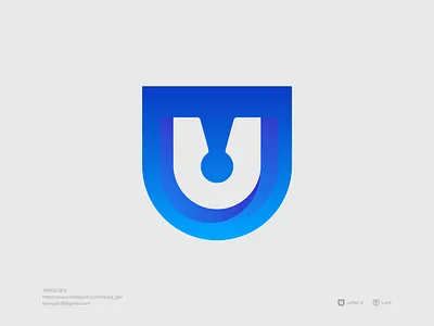 Letter U + Security Logo - Unlock Logo . applogo branding crypto cyber design designer graphic design illustration letter u lock logo logo design logodesign logoinspire logos modern safe security ui unlock