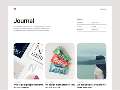 Blog home — Clonify article blog blog post clean design figma journal ui ui kit ux web web design