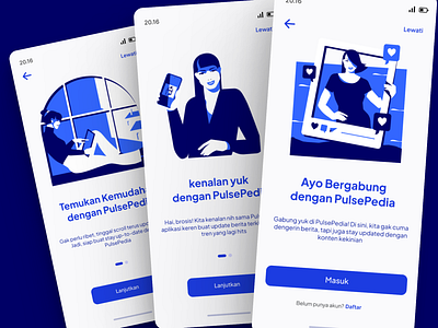 PulsePedia || Splash Screen app design splash screen ui