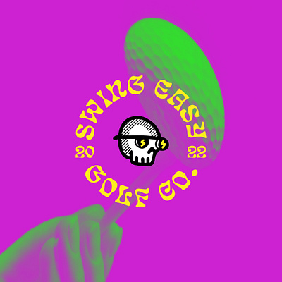 Swing Easy Golf co. Branding & Identity athletics badge branding design golf graphic design grunge identity illustration logo sports typography vintage