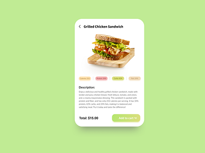 Get hungry with a delicious Card Design card cardui design food foodcard foodporn graphic design productcard resturant subway ui ux webpage