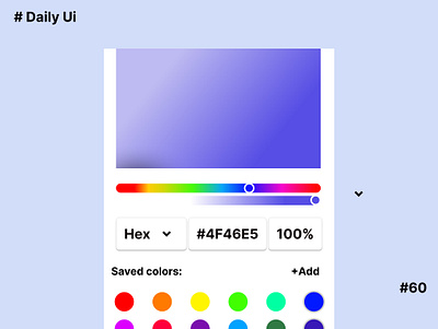 Color picker ui design