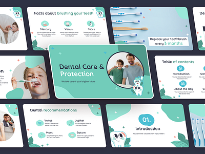 Dental care & Protection branding design graphic design illustration logo media design typography ui ux vector