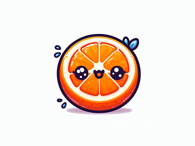 a cute little orange clipart cute fruit orange
