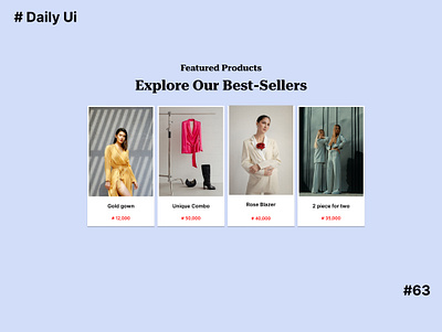 Best of products ui design design vector