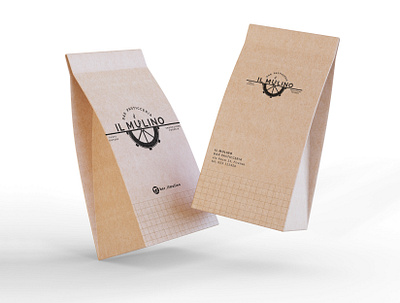 Bar Il mulino-logo design caffè design graphic design logo packaging